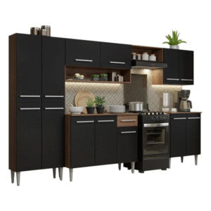 Armário de Cozinha Completa Modulada Madesa Emilly