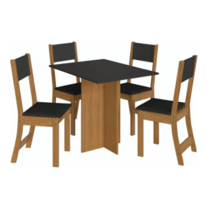 Conjunto Mesa de Jantar Talita com 4 Cadeiras