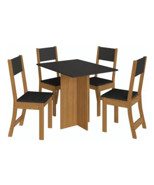 Conjunto Mesa de Jantar Talita com 4 Cadeiras