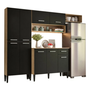 Cozinha Compacta Arizona Glam Carraro – Com Armário e Balcão