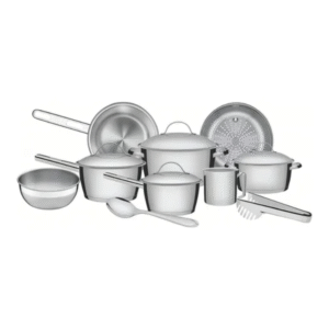 Jogo de Panelas Tramontina Allegra – 10 Peças, Inox com Fundo Triplo