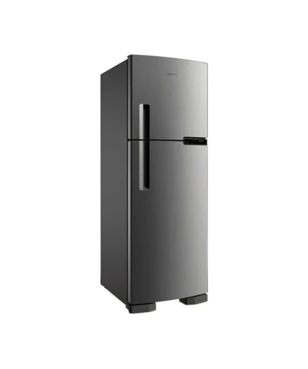Geladeira Brastemp Frost Free Duplex BRM44HK – 375 Litros, com Compartimento, Cor Inox
