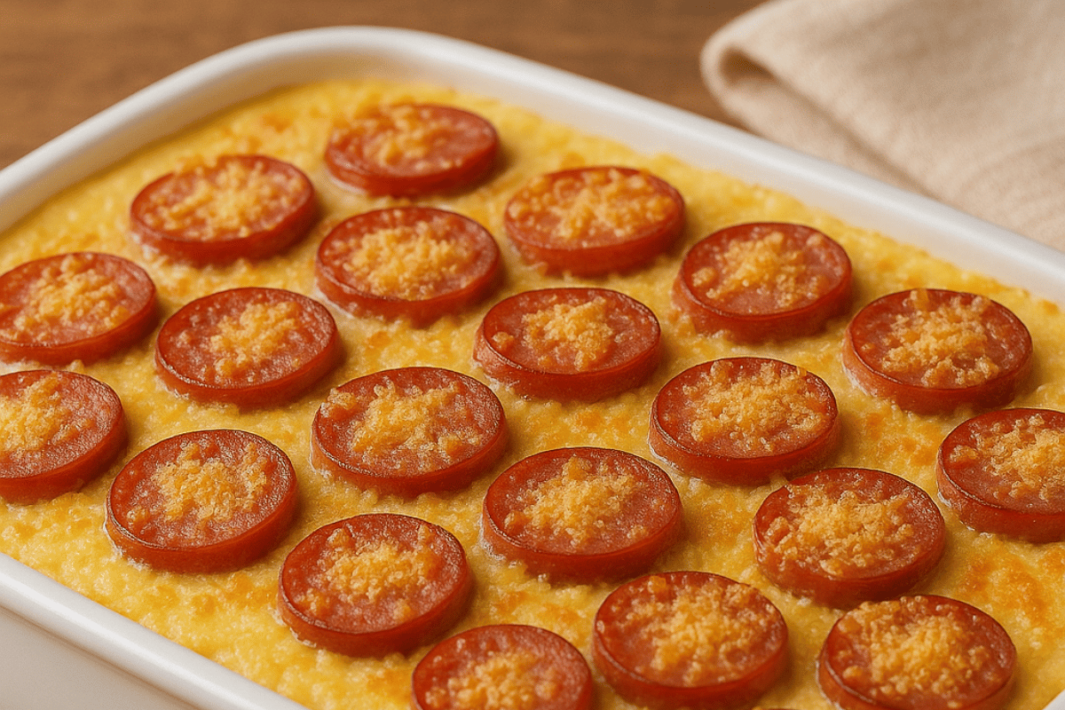 Aipim com Calabresa ao Forno Receitas Familiares blog de receita