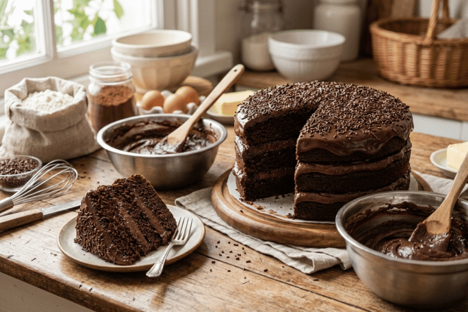Bolo de brigadeiro, a técnica para a massa perfeita e o recheio de chocolate aveludado, Receitas Familiares blog de receita
