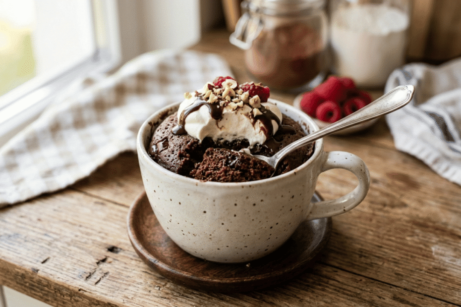 Bolo de caneca sem fermento, a receita prática de 3 minutos para um doce perfeito, Receitas Familiares blog de receita