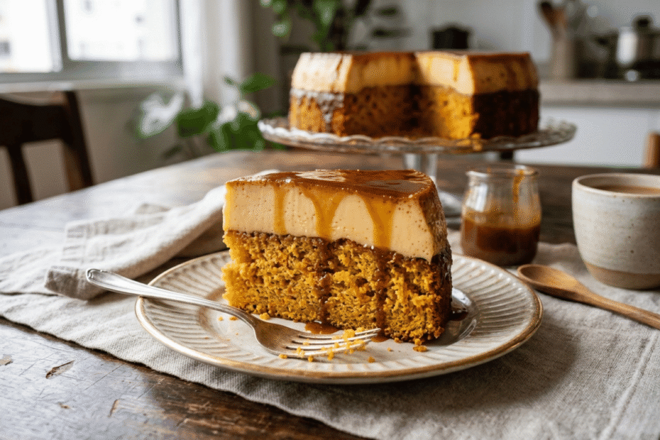 Bolo de cenoura magnífico, o segredo da fusão perfeita entre massa e pudim, Receitas Familiares blog de receita