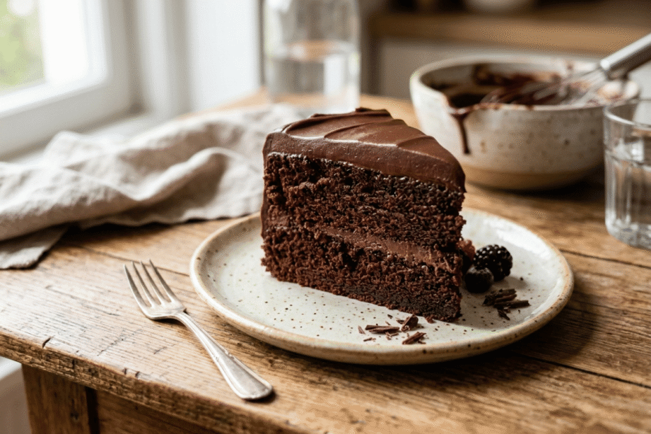Bolo de chocolate cremoso, a técnica definitiva para um topo aveludado e massa fofinha, Receitas Familiares blog de receita