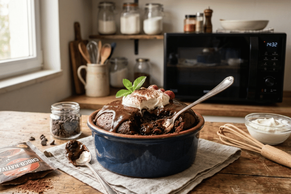Bolo de micro-ondas de chocolate da Angélica, a técnica infalível para um doce rápido e suculento, Receitas Familiares blog de receita