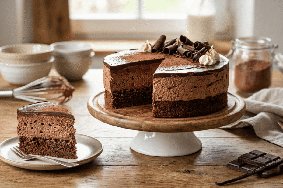 Bolo mousse de chocolate, como dominar a técnica do recheio aerado e massa leve, Receitas Familiares blog de receita