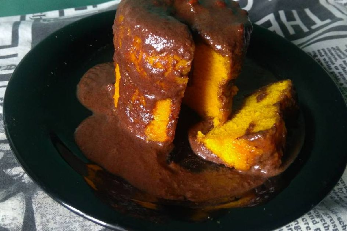 Bolo de cenoura de caneca em 5 Minutos