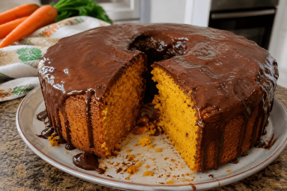 Bolo de cenoura fofinho com massa perfeita e solar é uma receita macia