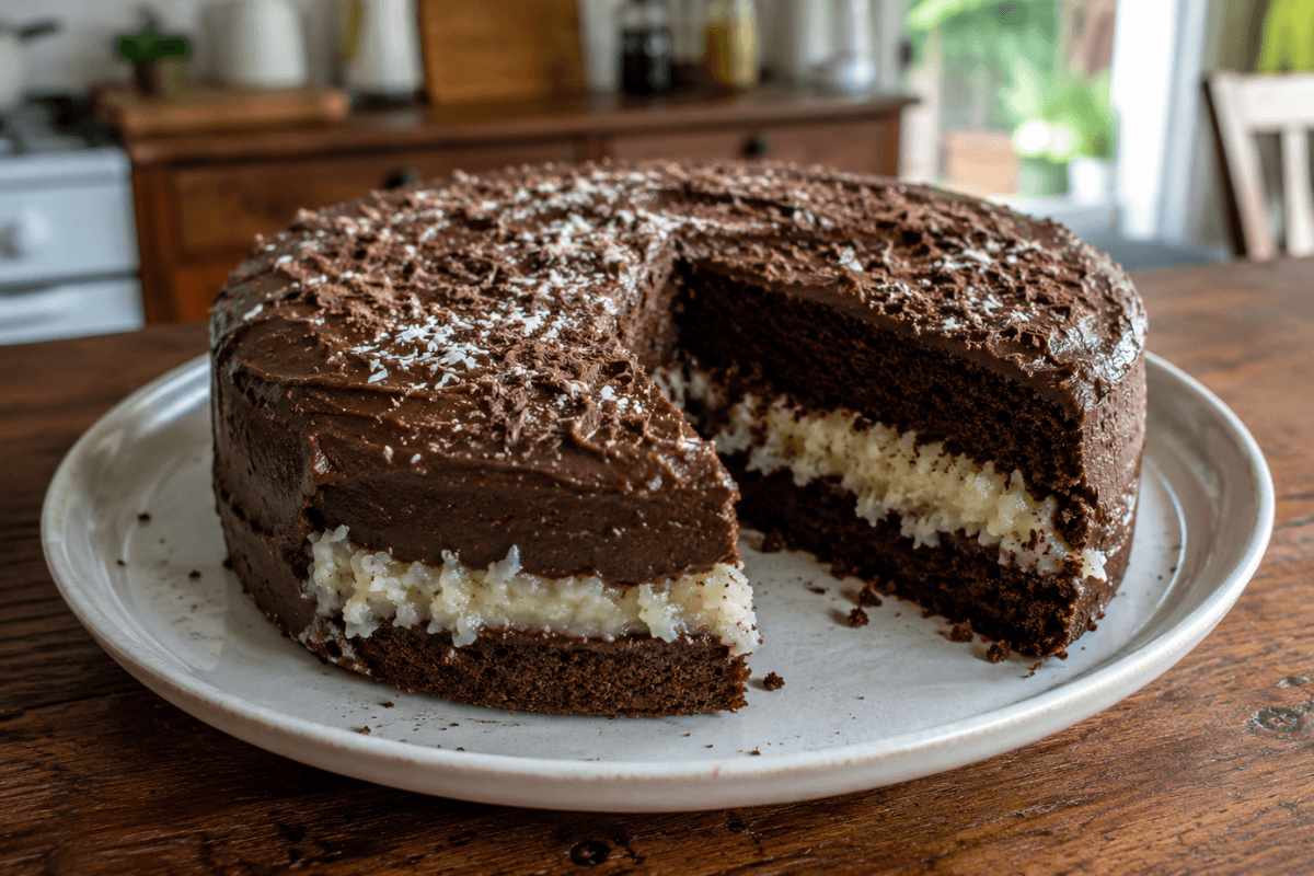 Bolo de chocolate recheado da Vivi é uma receita macia