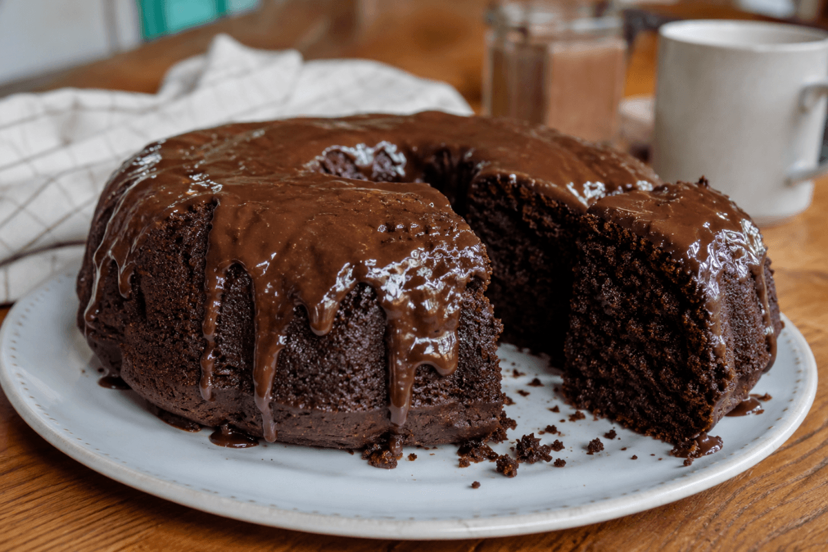 Bolo de chocolate sem ovo massa fofinha e molhadinha é uma receita simples