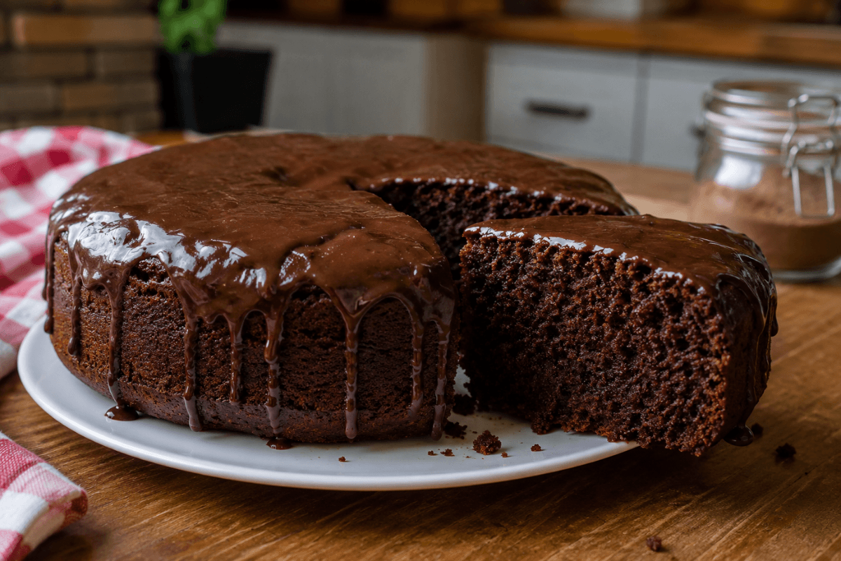 Bolo de chocolate simples com massa fofinha e irresistível é uma receita prática