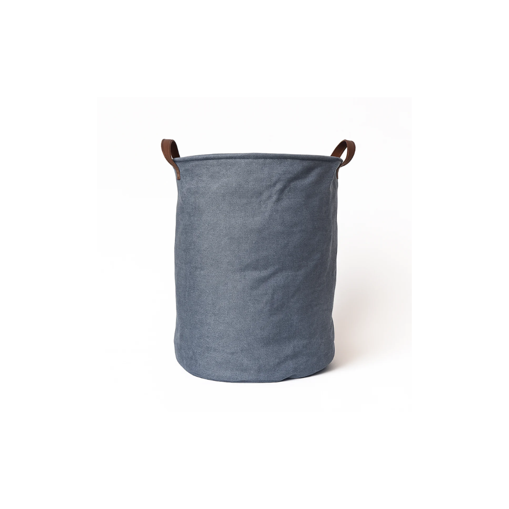 Cesto de Roupa Dobrável Linho