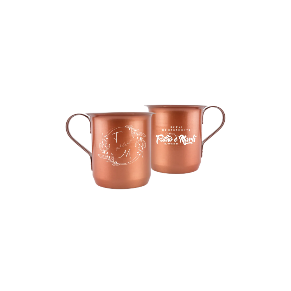 Conjunto Canecas Moscow Mule 2 Peças