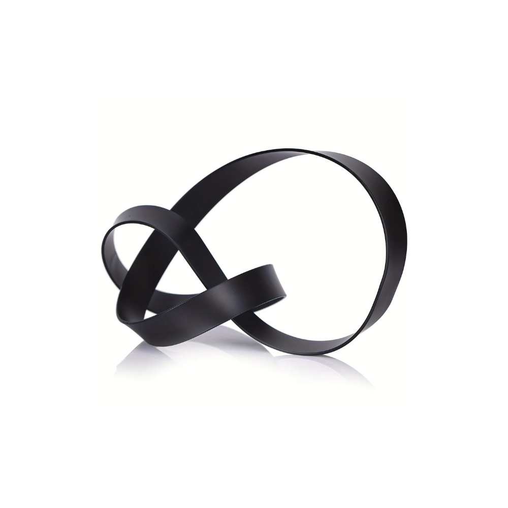 Escultura Metal Nó Infinito