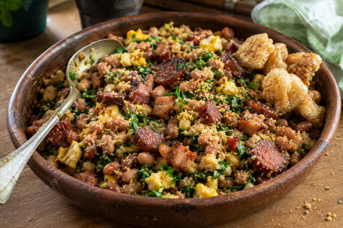 Feijão Tropeiro Tradicional é uma receita completa