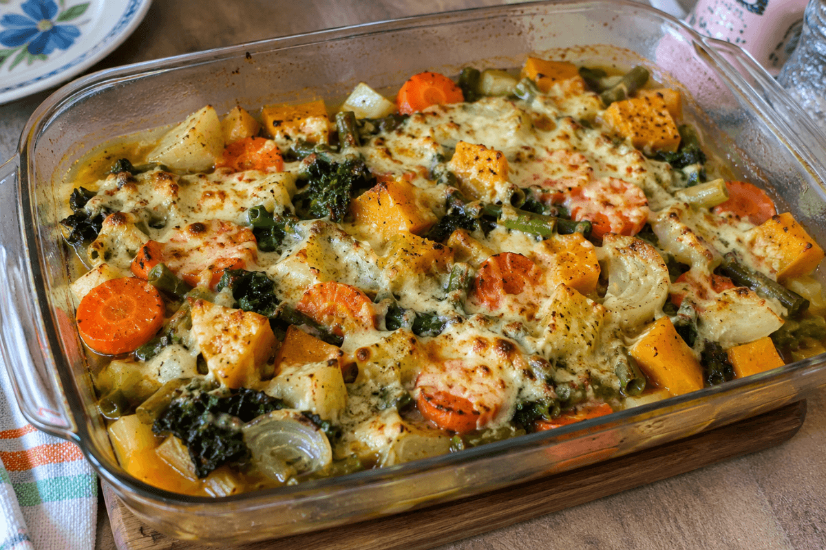 Gratinado de Legumes Prato Leve e Saboroso