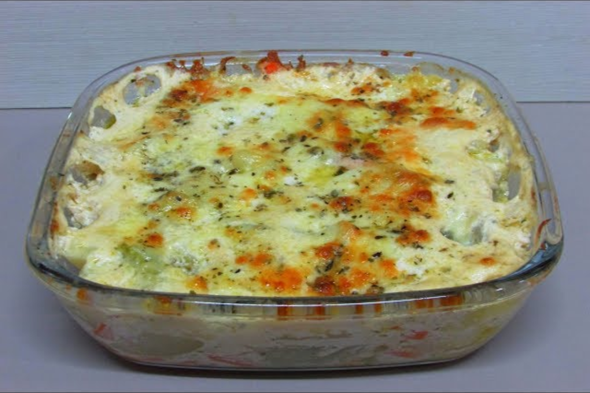 Gratinado de Legumes Prato Leve e Saboroso
