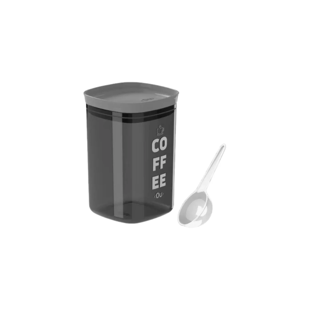 Porta Café com Colher Medidora Siena