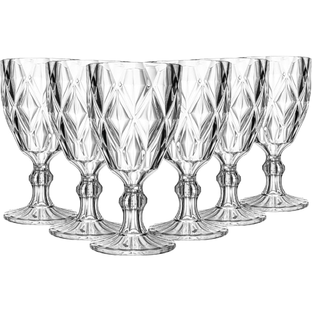 Taça Água Cristalina 6 Peças