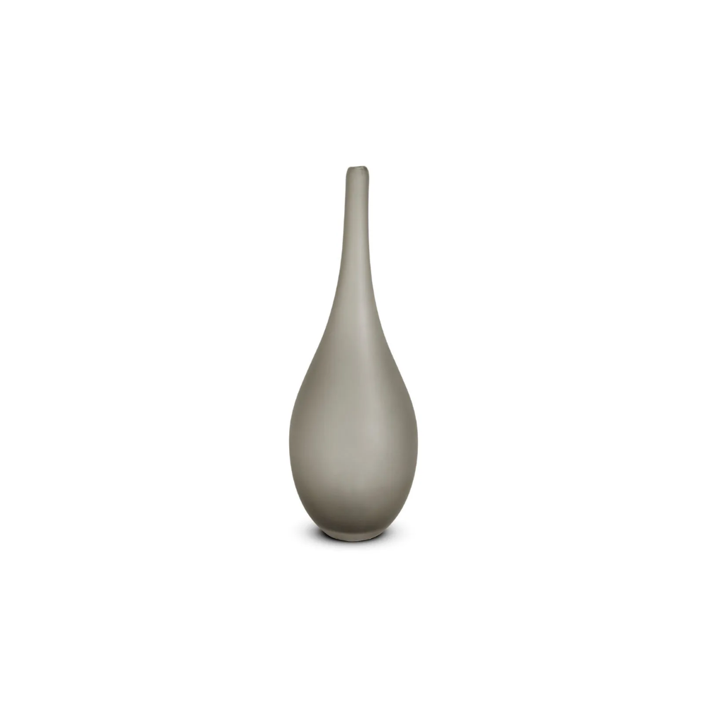 Vaso Alto Vidro Fumê 1