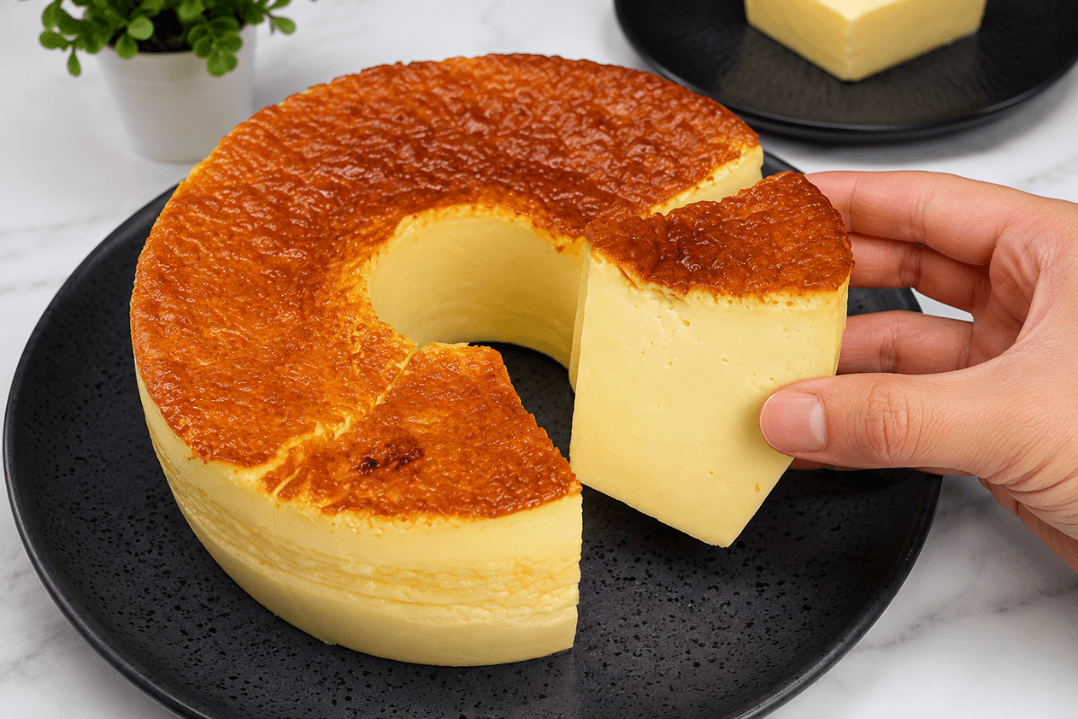 Bolo de leite cremoso