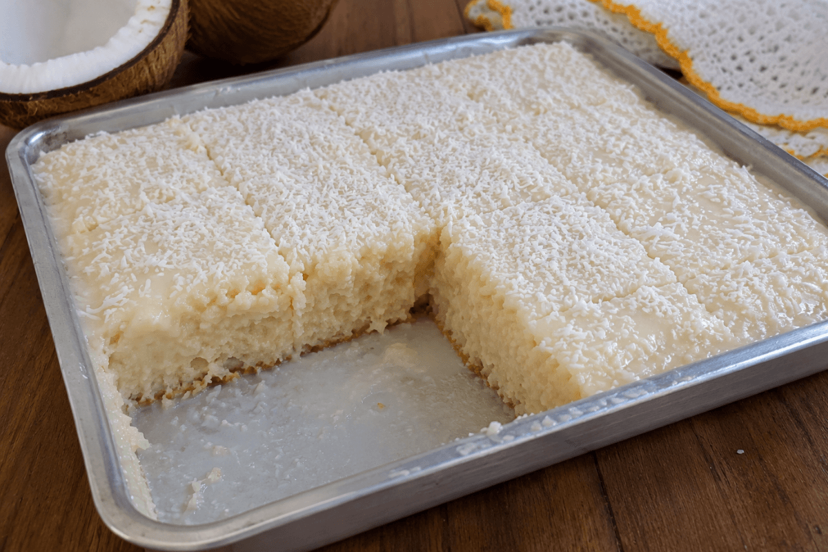 Bolo gelado de coco