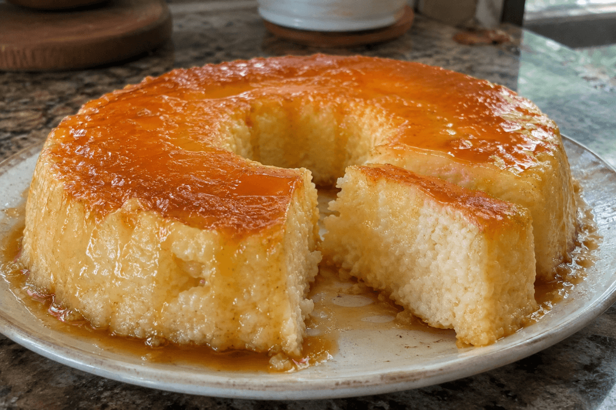 Pudim de Tapioca fofinho